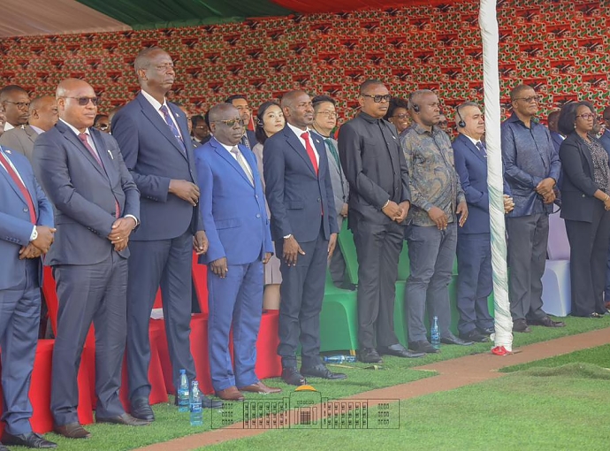 MHE. GELASIUS G. BYAKANWA, BALOZI WA TANZANIA NCHINI BURUNDI AKIWA KWENYE MKUTANO MKUU MAALUMU (SPECIAL CONGRESS) WA CHAMA TAWALA NCHINI BURUNDI.